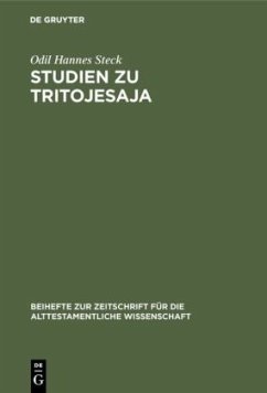 Studien zu Tritojesaja - Steck, Odil H.