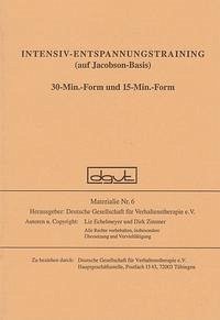 Intensiv-Entspannungstraining (auf Jacobson-Basis) - Echelmeyer, Liz; Zimmer, Dirk