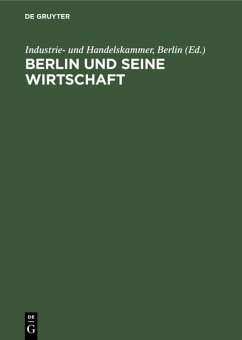 Cover Berlin und seine Wirtschaft