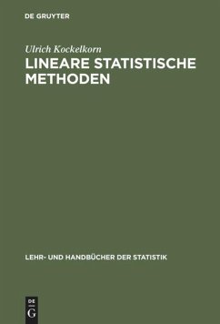 Lineare statistische Methoden - Kockelkorn, Ulrich