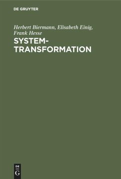 System-Transformation - Biermann, Herbert; Einig, Elisabeth; Hesse, Frank