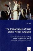 The Importance of Oral Skills: Needs Analysis