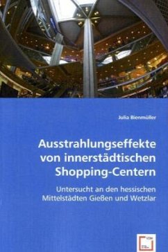 Ausstrahlungseffekte von innerstädtischen Shopping-Centern - Bienmüller, Julia