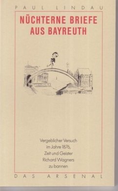 Cover Nüchterne Briefe aus Bayreuth