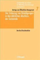 Der Einbezug von Beteiligungen in den jährlichen Abschluss der Gemeinde - Knechtenhofer, Bernhard