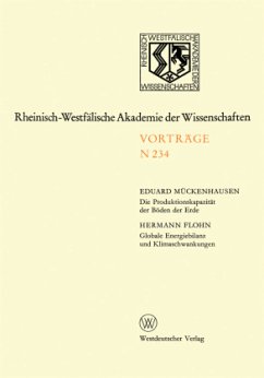 Die Produktionskapazität der Böden der Erde. Globale Energiebilanz und Klimaschwankungen - Mückenhausen, Eduard