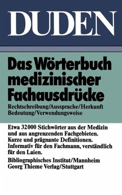 Cover Duden. das Wörterbuch medizinischer Fachausdrücke
