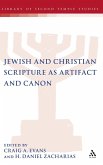 Jewish and Christian Scripture as Artifact and Canon Jewish and Christian Scripture as Artifact and Canon
