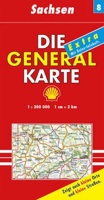 Deutschland]; Teil: 8., Sachsen - Mair Generalkarten Extra