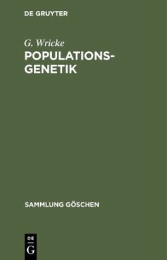 Populationsgenetik - Wricke, G.