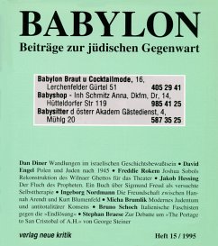 null / Babylon, Beiträge zur jüdischen Gegenwart 15