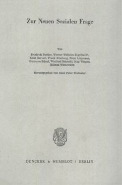 Zur Neuen Sozialen Frage. - Widmaier, Hans Peter (Hrsg.)