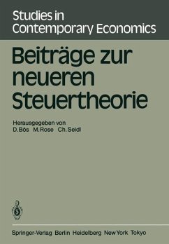 Beiträge zur neueren Steuertheorie