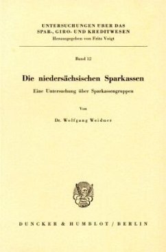 Cover Die niedersächsischen Sparkassen.