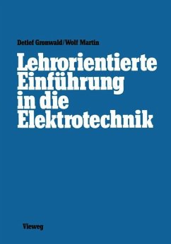 Lehrorientierte Einführung in die Elektrotechnik - Gronwald, Detlef;Martin, Wolf