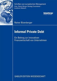 Informal Private Debt - Bizenberger, Rainer