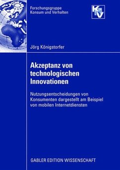 Akzeptanz von technologischen Innovationen - Königstorfer, Jörg