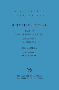 Cato maior. Laelius. De gloria - Cicero