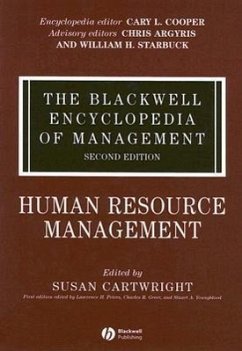 The Blackwell Encyclopedia of Management, Human Resource Management - CARTWRIGHT S, SUSAN