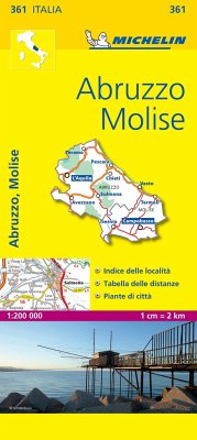 Abruzzo & Molise - Michelin Local Map 361 - Michelin