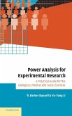 Power Analysis for Experimental Research