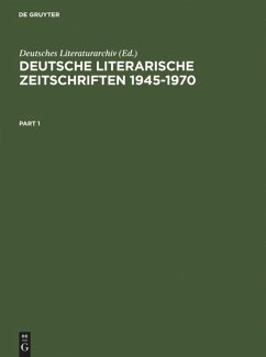 Deutsche literarische Zeitschriften 1945-1970