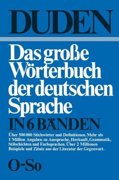 O-So / (Duden) Das große Wörterbuch der deutschen Sprache Bd.5 - kolektiv