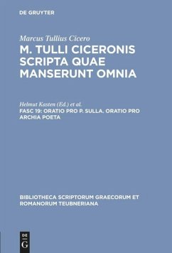 Oratio pro P. Sulla. Oratio pro Archia poeta - Cicero