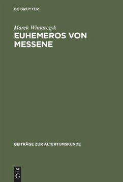 Euhemeros von Messene - Winiarczyk, Marek