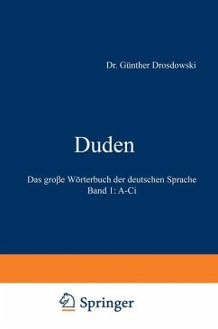 A-Ci / (Duden) Das große Wörterbuch der deutschen Sprache Bd.1