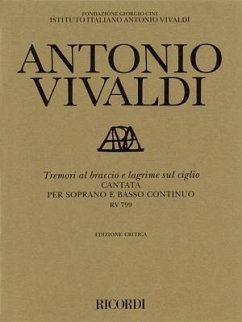 Tremori Al Braccio E Lagrime Sul Ciglio: Cantata Per Soprano E Basso Continuo