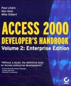 Enterprise Edition, w. CD-ROM / Access 2000 Developer's Handbook, w. CD-ROMs 2