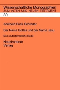 Der Name Gottes und der Name Jesu