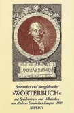 Baierisches und oberpfälzisches "Wörterbuch" mit Sprichwörtern und Volksliedern von Andreas Dominikus Zaupser - 1789