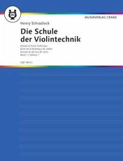 Die Schule der Violintechnik - Schradieck, Henry