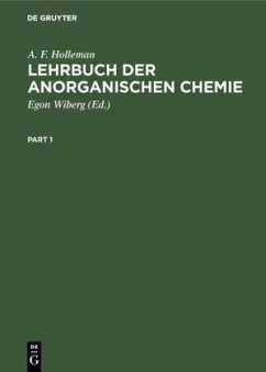 Lehrbuch der anorganischen Chemie - Holleman, Arnold Frederik