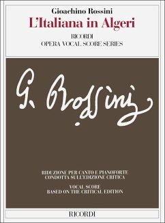 L'Italiana in Algeri: Vocal Score Critical Edition