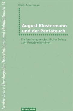 August Klostermann und der Pentateuch