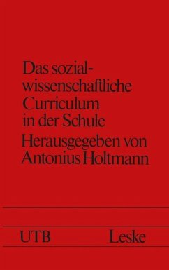 Das sozialwissenschaftliche Curriculum in der Schule