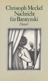 Nachricht für Baratynski