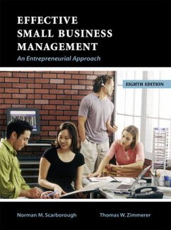 Effective Small Business Management. An Entrepreneurial Approach - Norman M. Scarborough und Thomas W. Zimmerer
