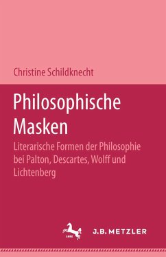 Philosophische Masken - Schildknecht, Christiane