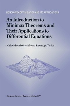 An Introduction to Minimax Theorems and Their Applications to Differential Equations - Do Rosário Grossinho, Maria;Tersian, Stepan Agop