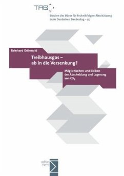 Cover Treibhausgas - ab in die Versenkung?