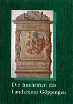 Die Inschriften des Landkreises Göppingen