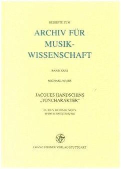 Cover Jacques Handschins 