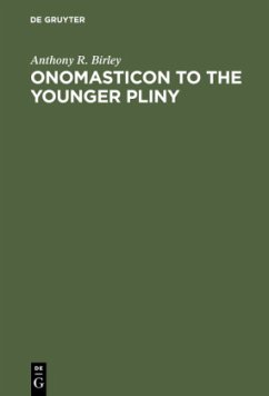 Onomasticon to the Younger Pliny - Birley, Anthony R.