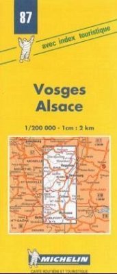 Cover Michelin Karte Vosges, Alsace