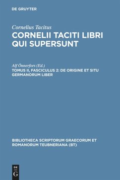 De origine et situ Germanorum liber - Cornelius Tacitus