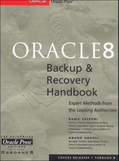 Oracle 8 Backup & Recovery Handbook, Engl. ed.